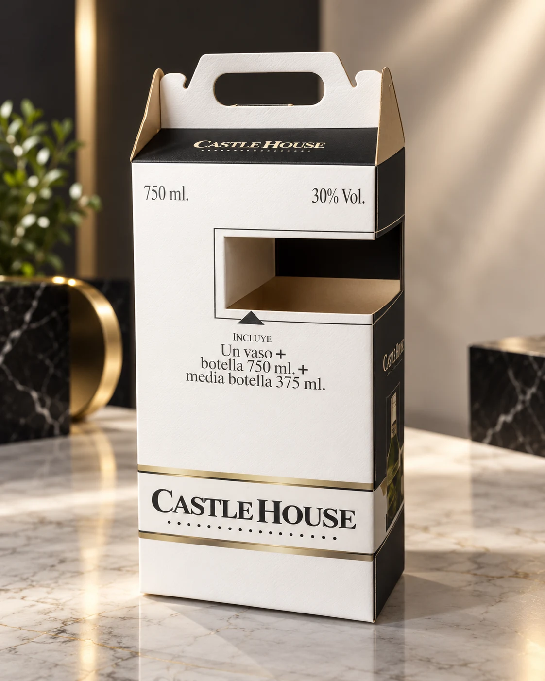 Empaque Castle House realizado por DICO Studio