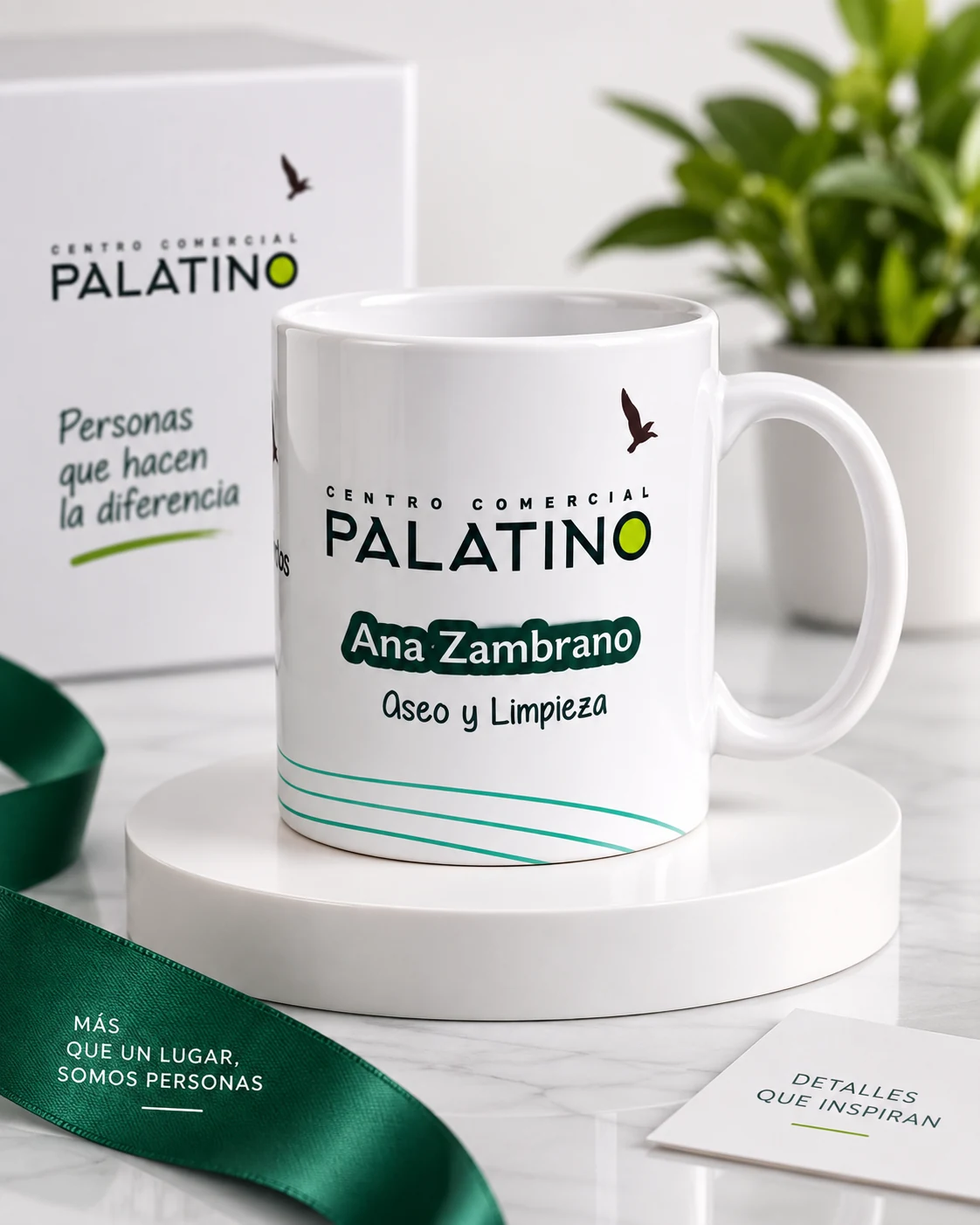 Mug personalizado para Centro Comercial Palatino