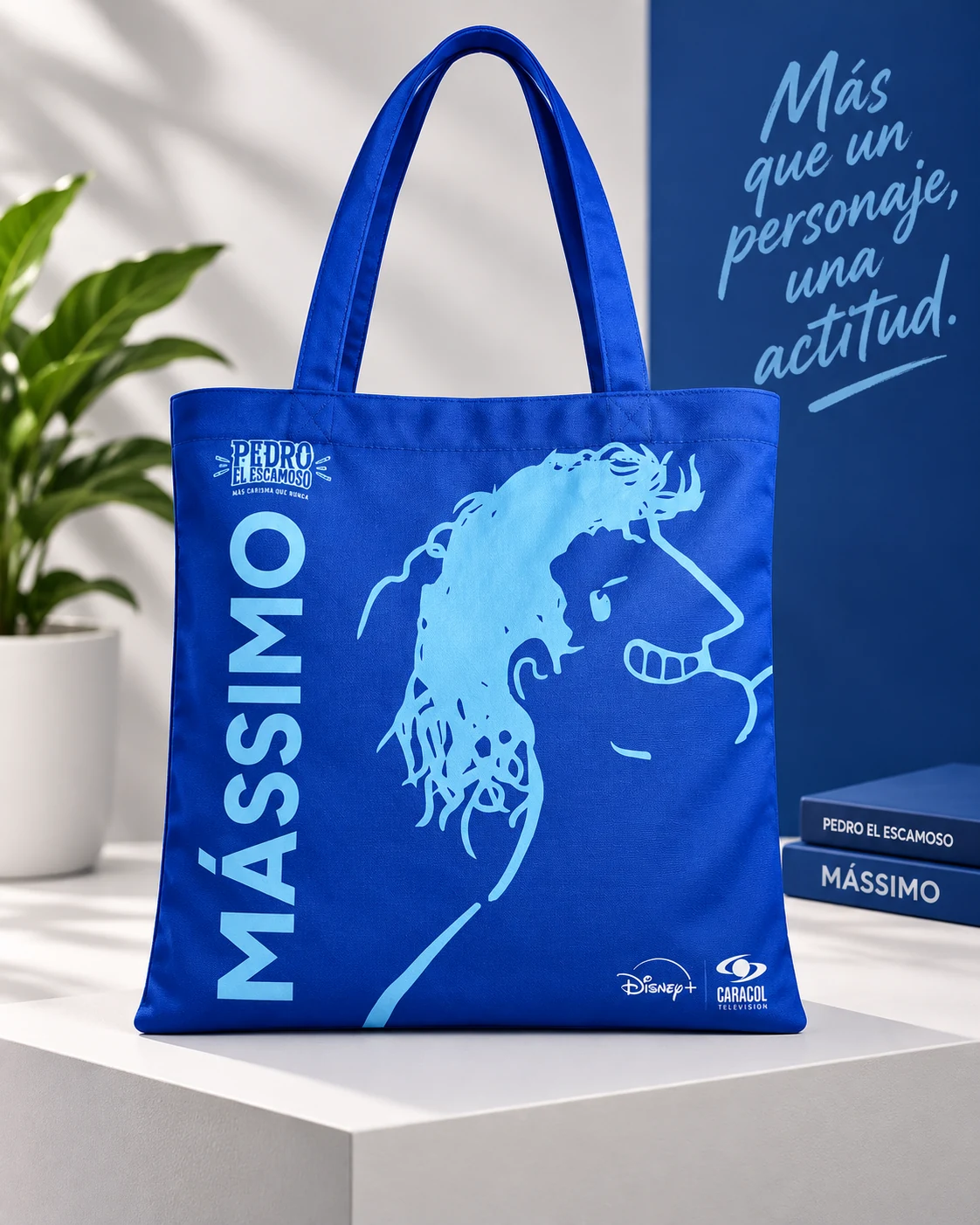 Bolsa promocional Pedro el Escamoso producida por DICO Studio
