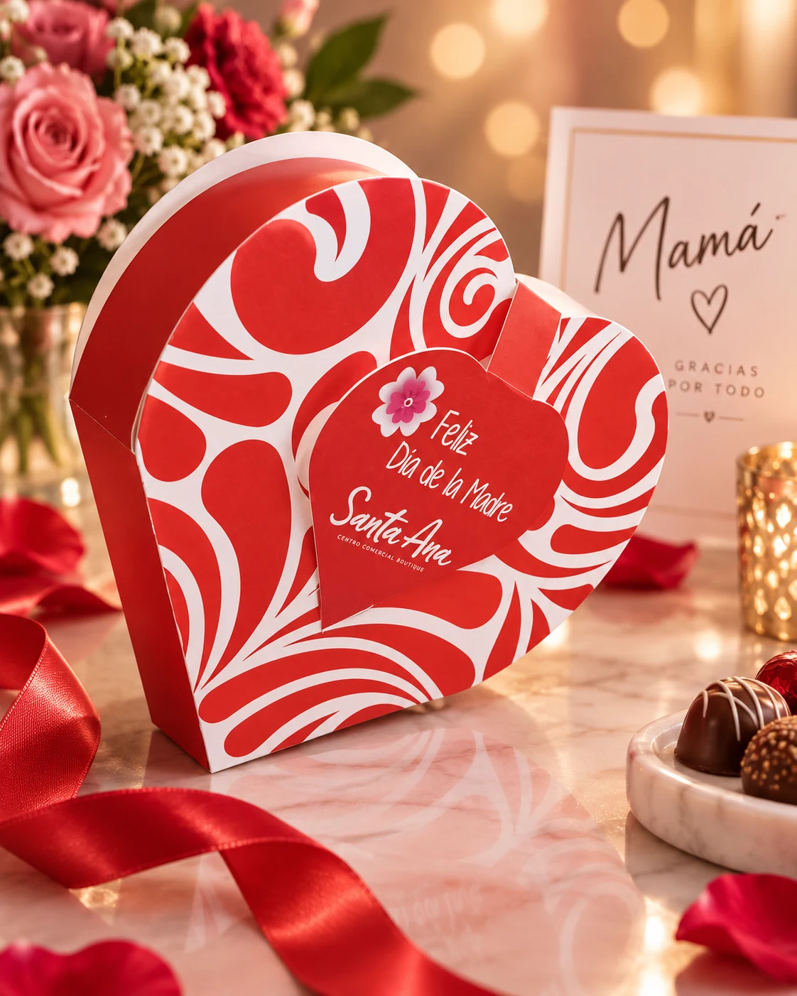 Caja corazón Santa Ana realizada por DICO Studio