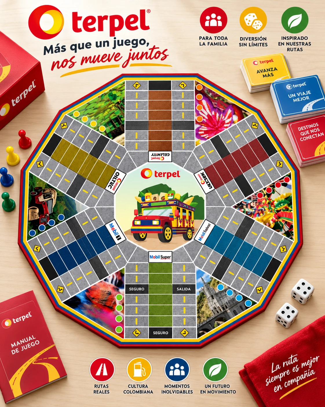 Juego promocional Terpel desarrollado y producido como pieza gráfica especial